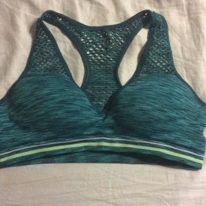 Pink Victoria’s Secret push-up sports bra Sz M